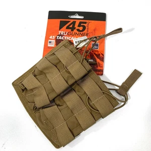 PATRIOT TRUGUNNER CANTED 45 DEG CROSSDRAW DOUBLE MAGAZINE POUCH 5.56 LH DRAW COY - Picture 1 of 3