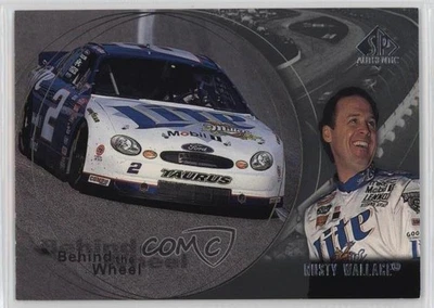 1998 SP Authentic Behind the Wheel Rusty Wallace #BW8 HOF - Image 1 of 2