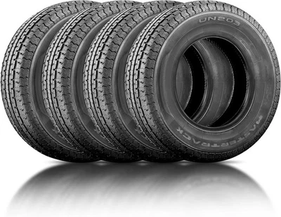 4 Tires Mastertrack UN203 ST225/75R15 10PR 117N Load Range E Radial Trailer Tire - Image 1 of 4