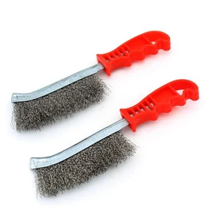 Heavy Duty Stainless Steel Wire Brush, for Strong Cleaning Welding Slag, Rust... - Picture 1 of 7