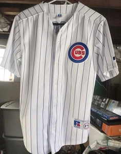 Russell Athletic Chicago Cubs #34 Kerry Wood Boys Jersey Size L (14/16) - Picture 1 of 6