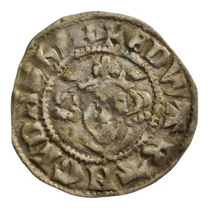 Moneda martillada Inglaterra Eduardo II centavo de plata clase 10cf Canterbury Mint 13J - Imagen 1 de 2