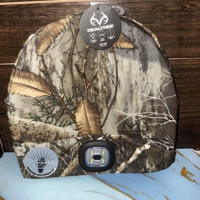NEW RealTree Camo LED Hat Beanie – Lighted Winter Cap for Outdoor Use - Image 1 of 2
