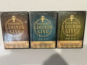 Time Life Country Legends LIVE MUSIC DVD Volumes 10, 11 & 12 - New Sealed - Picture 1 of 2