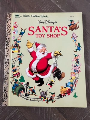 Little Golden Book #451-10 Walt Disney’s Santa's Toy Shop c1950 VG Foto 1 de 4
