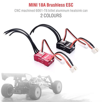 Rocket Mini 18A Brushless ESC für Kyosho 1/24 1/28 1/32 RC Mini-Z Drift Auto - Bild 1 von 4