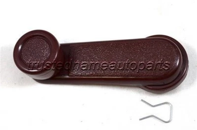 fits 1986 to 1997 Nissan Pickup Window Crank Handle Left or Right Red Burgandy - Image 1 of 2