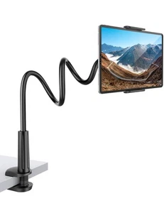 Gooseneck Tablet Holder Phone Stand, Flexible Tablet Mount for Bed, 360 Adjus... - Picture 1 of 7