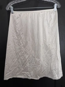 Mezzo slip vintage Vanity Fair 22" bianco 11760 taglia media - Foto 1 di 4