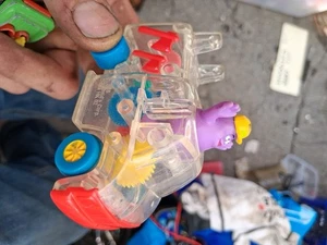 McDonald's 1996 Happy Meal Toy X-Ray Riders Clear Vehicle Grimace - Picture 1 of 2