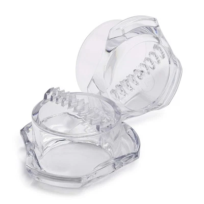 Picadora de ajo y raíces E960011U herramienta de cocina de plástico transparente fácil de limpiar Foto 1 de 4