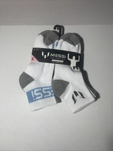 Messi Collection Cushioned cotton Lid’s Quarter Large: 4-10 NWT 6 Pairs - Picture 1 of 7