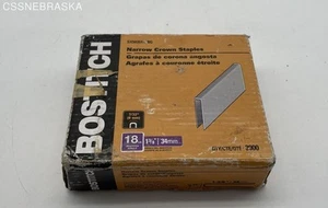 Bostich scatola aperta di 3000 graffette 18GA corona stretta SX50351-3/8G 1-3/8 x 7/32 - Foto 1 di 7