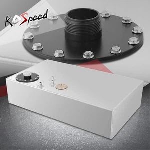 17 Gallon Metallic Aluminum Construction Race Fuel Tank Cell w/Cap+Level Sender - Foto 1 di 6