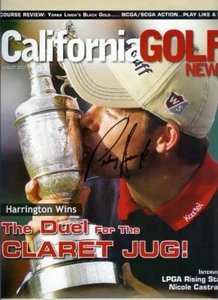 *PADRAIG HARRINGTON*SIGNED*AUTOGRAPHED*CALIFORNIA*GOLF*NEWS*MAGAZINE*OPEN CHAMP* - Picture 1 of 2