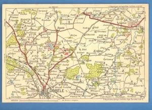 MAPA LETONIA LETONIA viaje alrededor de su patria # 30 postal de colección 144 - Imagen 1 de 2