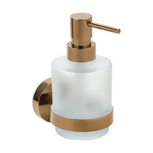 Dispensador de jabón BORAL oro cobre pulido baño y cocina >> para taladrar o pegar - Imagen 1 de 2