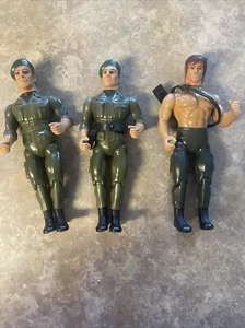 Vintage Rambo Actionfiguren (3) 1985 Anabase Coleco Col Troutman Rambo - Bild 1 von 14
