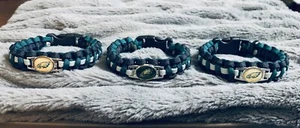 NFL Philadelphia Eagles Paracord Armbänder 7,5" mit Eagles Charm und Farben - Bild 1 von 9