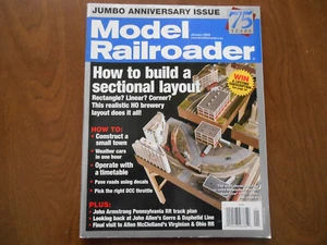 Model Railroader Magazine-January, 2009 SECTIONAL LAYOUT - Picture 1 of 1