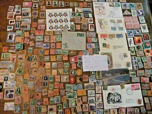 Bulk Lot of 350+ Mint and Used Global 1900s to 2000s Stamps - Lots of Oldies - Picture 1 of 11
