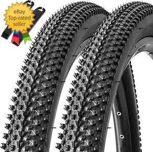 Neumáticos de bicicleta plegables premium de 2 piezas 26X1,95 pulgadas (50-559 mm), repuesto Mountain Bi - Imagen 1 de 6