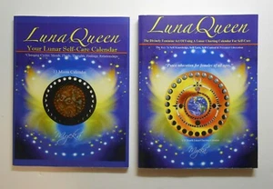 LUNA QUEEN Books by MYEKA Lunar Self-Care Calendar, Feminine Art Using A Lunar - Picture 1 of 8