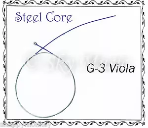 Nuovissima Corda G-3 di Alta Qualità per Viola Studente Misura 13" (3/4) - Foto 1 di 1
