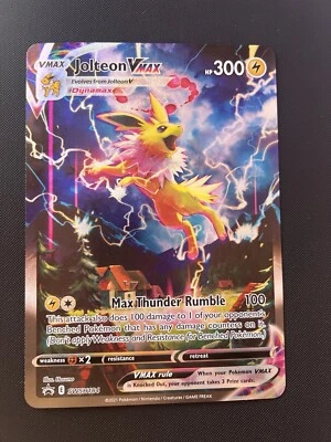 JUMBO Jolteon VMAX Card Alt Art SWSH184 Pokémon Premium Collection - Image 1 of 2
