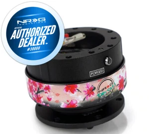 NEW NRG Innovations Gen. 2 SAKURA Steering Wheel Quick Release SRK-200BK-SAKURA - Picture 1 of 2