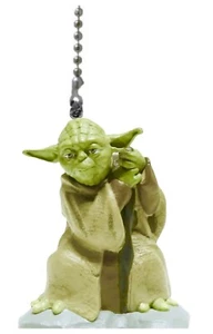 Yoda PVC Fan Lamp Light Pull Chain Figure Star Wars Figurine DISNEY NEW Rare 3” - Picture 1 of 3
