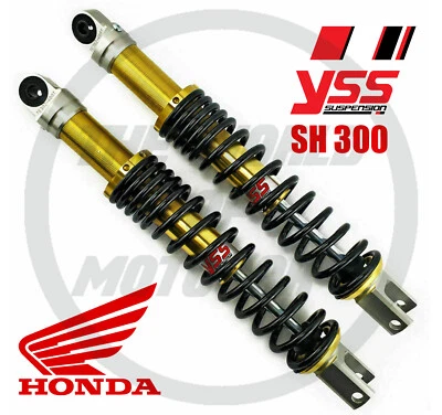 COPPIA/AMMORTIZZATORI HONDA SH/300 I ABS 2007-2010  REGOLABILI YSS X HONDA SH - Immagine 1 di 2