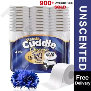 90,180 3Ply Toilet Paper Rolls Unscented Embossed Soft Quilted Loo Roll Bulk Buy - Picture 1 of 6