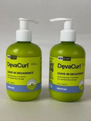 Deva curls leave- in decadence conditioner 8 fl oz ❤️❤️ 2 packs NEW PACKAGING - Image 1 of 4
