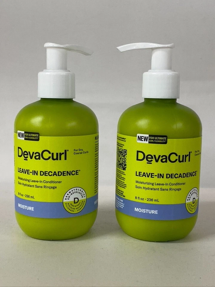 Deva curls leave- in decadence conditioner 8 fl oz ❤️❤️ 2 packs NEW PACKAGING - Image 1 of 4
