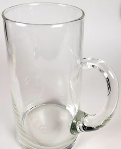 Vintage Glass Water Pitcher Carafe Clear with Applied Handle - 8” Tall - MCM VG - Picture 1 of 7