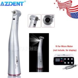 Dental LED Fiber Optic 1:5 Increase Contra Angle Handpiece fit Electric Motor - Picture 1 of 12