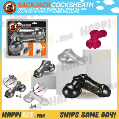 Oxballs SACKJACK Funda para el gallo + Eslinga🍯 FUNDA PARA MASTURBADOR Extensión de manga extensora Foto 1 de 4