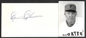 Don Osborn ( Debut 1936 ) PCL PIT SIGNED AUTOGRAPH AUTO 3x5 INDEX COA - Picture 1 of 1