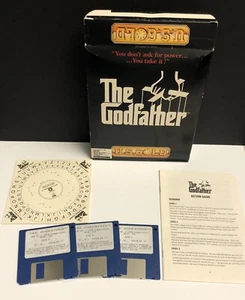 The Godfather U.S. Gold PC IBM 3,5" Floppy Disk 1991 gioco - Foto 1 di 14