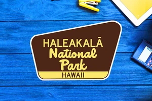Haleakala Nationalpark Hawaii Reise Aufkleber Abziehbild 3,75" Vinyl - Bild 1 von 1