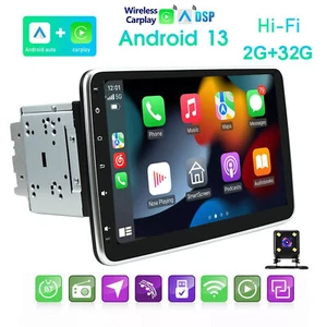 10'' Android13 Car Stereo GPS Sat Nav Apple CarPlay Android Auto BT Radio 2+32GB - Picture 1 of 24