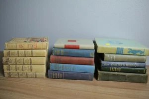 Vintage Hardcover Book Lot Mystery fairy tales Detective book club The Yolk 50s - Picture 1 of 9