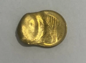 EGYPT 50 PIASTERS COIN Cleopatra 2012 ERROR COIN wrote Cancelled In Arabic . - Picture 1 of 2