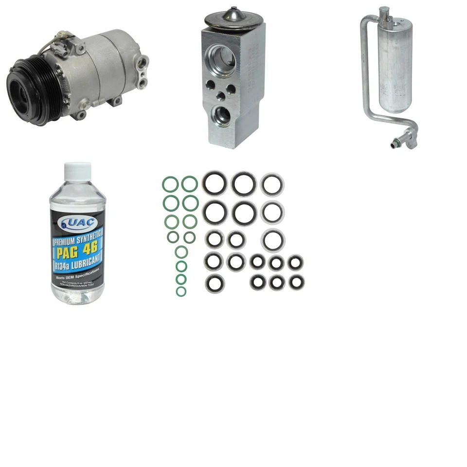 Kit de compressor AC Pontiac Vibe 2003-2008 UAC 2004 2005 2006 2007 - Imagem 1 de 1