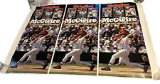 1998 Mark McGwire Cardinals 40" x 28" Sporting News uncut Poster sheet