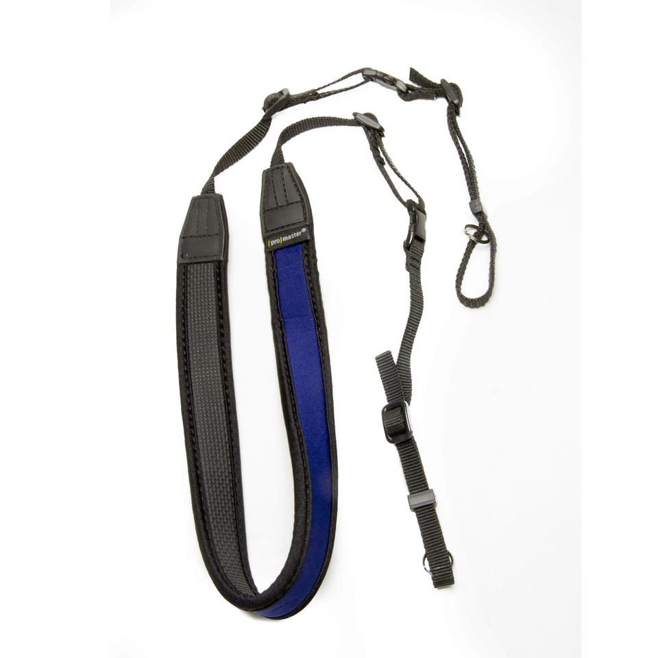 Promaster Professional Cushion DSLR Camera Strap w/ QR Quick Release  BLUE #1031 - Image 1 of 1