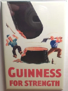 Guinness Beer MAGNET 2" x 3" Refrigerator Locker Vintage Advertisement Version 2 - Bild 1 von 3