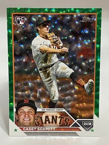 2023 Topps Update CASEY SCHMITT Giants rc #US133 Green Foilboard 124/499 Rookie