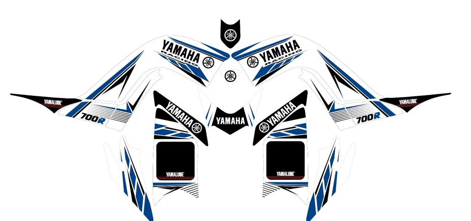 Подходит для Raptor 700R набор графических наклеек Yamaha 2006 2007 2008 2009 2010 2011 2012 - Изображение 1 из 1